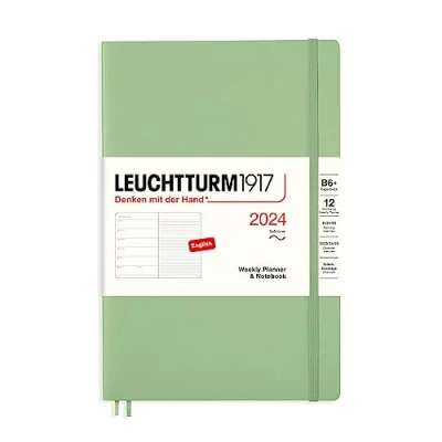 Abbildung von LEUCHTTURM1917 367816 Wochenkalender &amp; Notizbuch Softcover Paperback (B6+) 2024, 12 Monate, Salbei, Englisch