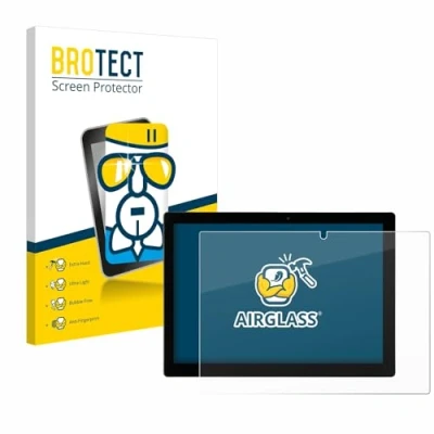 Abbildung von BROTECT Schutzglas für Hyrican Enwo Pad Schutzfolie Panzer Folie Glas [Extrem Kratzfest 9H, Anti Fingerprint, Ultra Transparent]