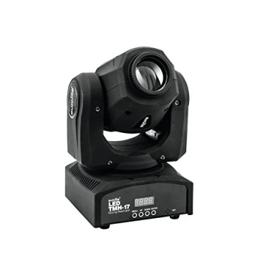 Abbildung von Eurolite LED TMH 17 Moving Head Spot Handliches Spotlight mit 30 Watt LED, Gobos und Farbrad 7 dichroitische Farben plus weiß Strobe Effekt variabler Geschwindigkeit Manueller Fokus