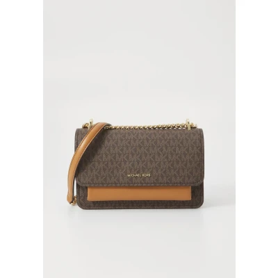Abbildung von Michael Kors Claire Shoulder Umhängetasche, Damen, Größe: One Size, Brown