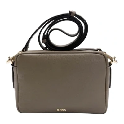 Abbildung von BOSS Alyce Crossbody Umhängetasche, Damen, Größe: One Size, Medium brown