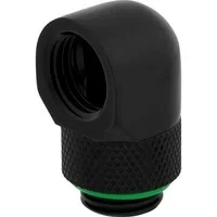 Abbildung von Corsair Hydro X Series 90 Abschlüsse Adapter Drehbar (Doppelpack, G1/4 Zoll BSPP Adaptergewinde, Messing Gefertigt Haltbarkeit, Sicherer Drehmechanismus, Ausgelegt auf hohe Durchflussraten) schwarz