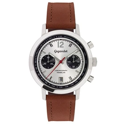Abbildung von Gigandet Herren Analog Japanisches Quarzwerk Uhr mit Leder Armband 2VNAG10/004