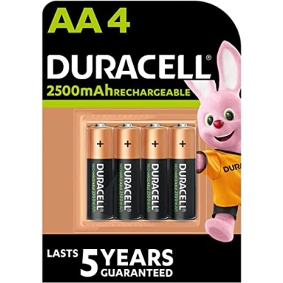 Abbildung von Duracell HR6 AA Níquel metal hidruro (NiMH) 2650mAh 1.2V batería recargable Batería/Pila (Níquel (NiMH), 2650 mAh, 1,2 V, AA, 119 x 84 15 mm)