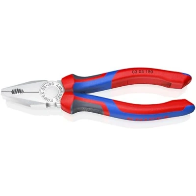 Abbildung von KNIPEX Kombizange mit Comfort Griffen verchromt 238 mm 03 05 180 SB
