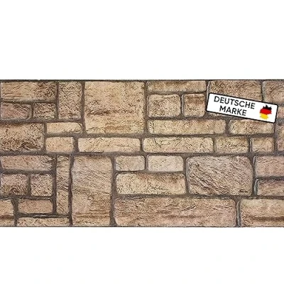 Abbildung von AS Country Stone Wandverkleidung Steinoptik, 3D Wandpaneele Styropor Paneele Natursteinoptik für Innenbereich, Außenbereich, Geschäftsräume ST 245