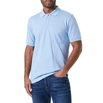 Abbildung von Trigema Poloshirt &quot;TRIGEMA Polohemd mit Brusttasche&quot;, (1 tlg.)