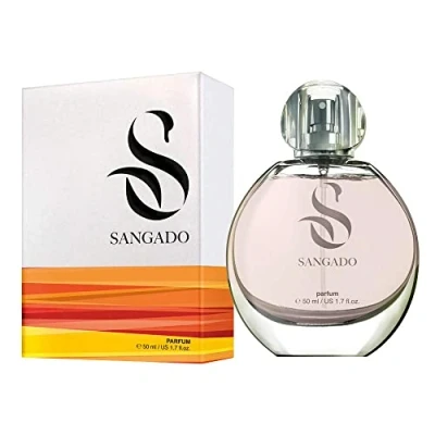 Abbildung von SANGADO Tuberose und Jasmin Parfüm für Damen, 8 10 Stunden Langanhaltend, Luxuriös Duftendes, Blumiges, Zarte französische Essenszen, Extra konzentriert (Parfüm) Frauen, 50ml