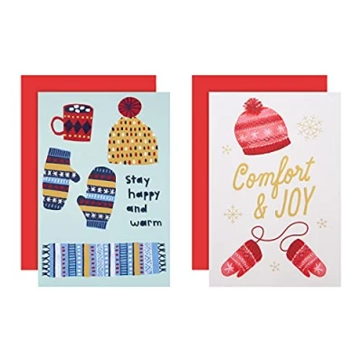Abbildung von Hallmark Charity Weihnachtskarten, 2 witzige Designs, 12 Stück