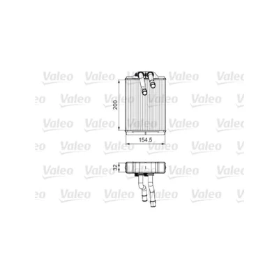 Abbildung von VALEO 811551 Wärmetauscher