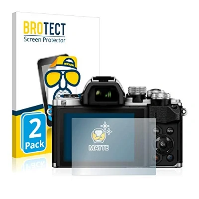 Abbildung von BROTECT Entspiegelungs Schutzfolie für Olympus OM D E M10 Mark II (2 Stück) Matte Displayschutz Folie, Anti Reflex, Fingerprint