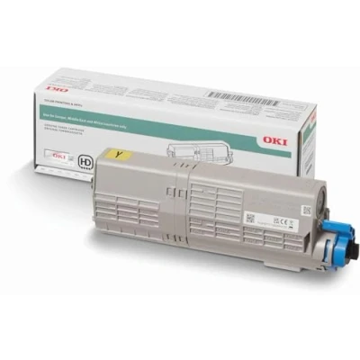 Abbildung von OKI Original Toner 46490621 gelb