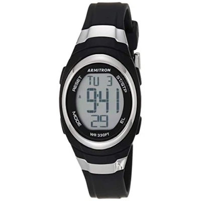 Abbildung von Armitron Sport Damen Digitalchronograph mit Kunstharzarmband, 45/7034