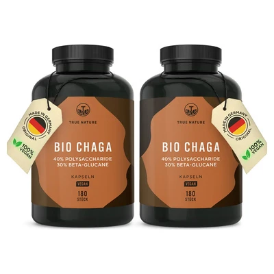 Abbildung von Chaga 360 Kapseln Vegan TRUE NATURE St