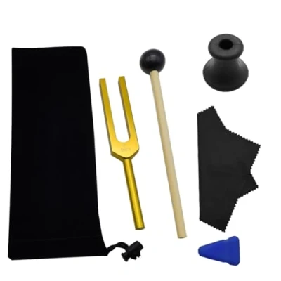 Abbildung von Pluuttiem F 963HZ Stimmgabel Set, Zur Heilung Von Chakra Klangtherapie, Geist und Seele in Perfekter Harmonie