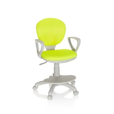 Abbildung von hjh OFFICE Drehstuhl Kinderdrehstuhl KID COLOUR G1 Stoff mit Armlehnen (1 St), Kinder Bürostuhl mitwachsend, ergonomisch