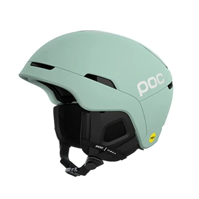 Abbildung von POC Obex MIPS Leichter Ski und Snowboardhelm für einen optimalen Schutz auf abseits der Piste, Apophyllite Green Matt, XL XXL (59 62cm)