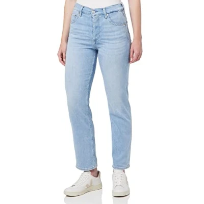 Abbildung von REPLAY Damen MAIJKE Straight Jeans, 010 Blue, 2628