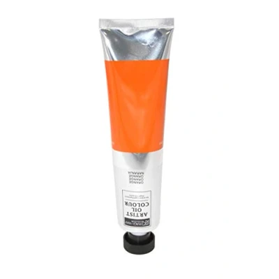 Abbildung von Artist Ölfarbe, 200 ml Großtube in 30 Farben, feine Künstlerqualität (08 orange)
