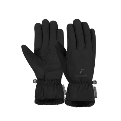 Abbildung von Reusch Daily Stormbloxx Fingerhandschuh, Damen, Größe: 7.5, Black