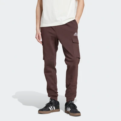 Abbildung von adidas Herren Essentials Fleece Regular Tapered Cargo Pants, Shadow Brown, XL