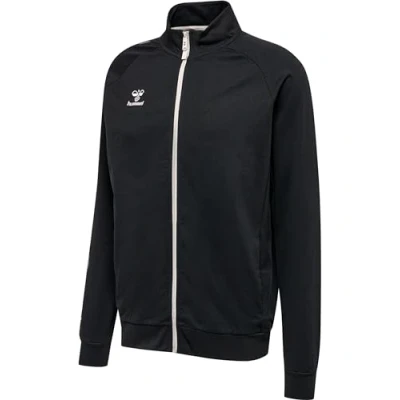 Abbildung von Hummel MOVE GRID COT. ZIP Sweatjacke, Herren, Größe: Large, Black