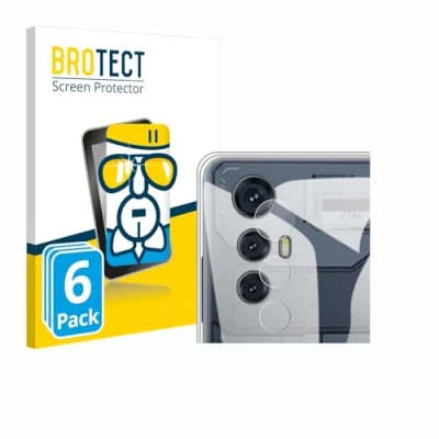 Abbildung von BROTECT Schutzglas für Cubot Max 5 (NUR Kamera) (6 Stück) Schutzfolie Panzer Folie Glas [Extrem Kratzfest 9H, Anti Fingerprint, Ultra Transparent]