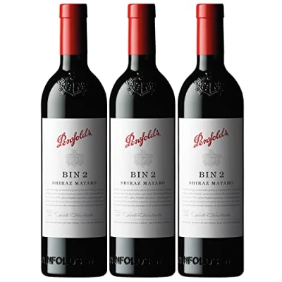 Abbildung von Weingut Penfolds Bin 2 Shiraz Mataro limitiert Rotwein Wein Trocken Australien I Visando Paket (3 x 0,75l)