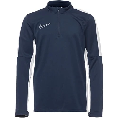 Abbildung von Nike Performance DF Drill Unisex Langarmshirt für Kinder, Größe: 116 128, Obsidian/white