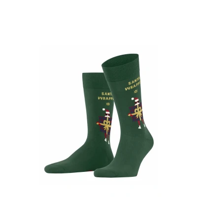 Abbildung von Burlington XMAS Wrapper Socken, Herren, Größe: 40 46, Eucalyptus