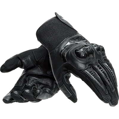 Abbildung von Dainese Unisex 1815934_631_m Motorradhandschuhe Leder mit Protektoren, Schwarz/Schwarz, M EU