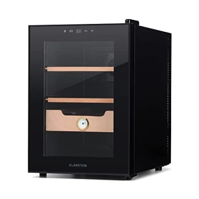 Abbildung von Klarstein Humidor El Presidente 37 Zigarren Humidor, Zigarre Befeuchter elektrisch Schrank