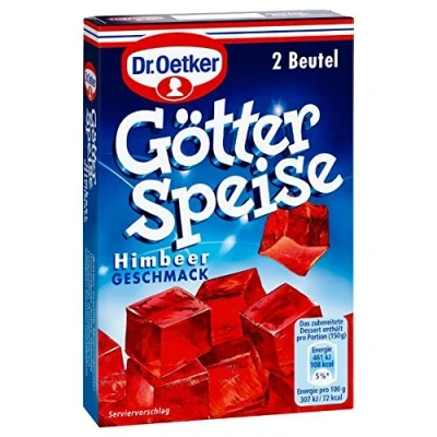 Abbildung von Dr. Oetker Götterspeise Himbeer Geschmack, 25 g