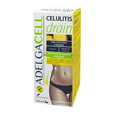 Abbildung von DietMed Cellulite Drain 600 ml: Entwässerende Wirkung gegen Cellulite, Reduziert Wasseransammlungen und Schwellungen, Flüssigkeit, Drainagemittel