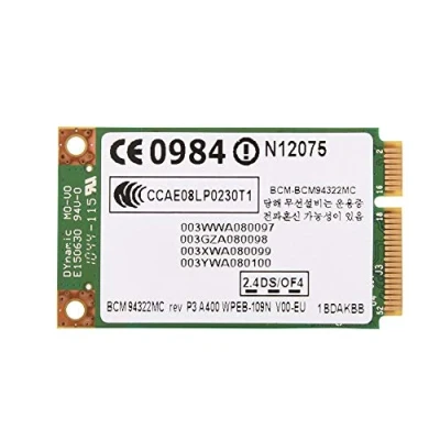Abbildung von Wireless PCI E WiFi Netzwerkkarte, Professionelle Premium 2,4 G + 5 Dualband Karte mit 300 Mbit/s Übertragungs für HP os x Dell Hedy