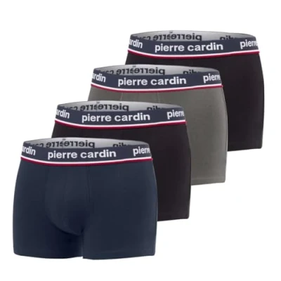 Abbildung von Pierre Cardin Herren PC/1/BC/Pk4 Retroshorts, Schwarz, M (4er Pack)