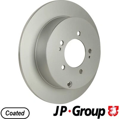 Abbildung von JP GROUP 4163201300 Bremsscheibe Hinterachse 302 10 5 voll beschichtet MITSUBISHI: Outlander 2 SUV, Lancer 8 Limousine, Schrägheck