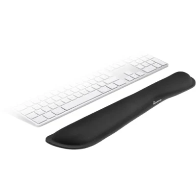Abbildung von MediaRange Ergonomisches Tastatur Pad, Tastaturunterlage mit Memory Schaum Handgelenkauflage, robuste Stoffoberfläche, optimales Auflagegefühl, geeignet für nahezu alle Tastaturtypen