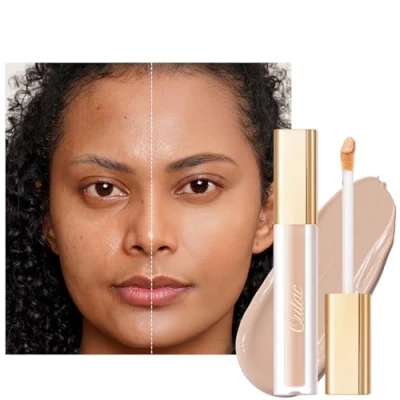 Abbildung von Oulac Concealer Augenringe, für Gesicht und Essence mit Hyaluronic Acid, Vegan 3.8ml, Farbcode: Light Neutral N3