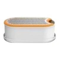 Abbildung von Fiskars Küchenreibe Functional Form Handreibe mit Behälter 17 cm