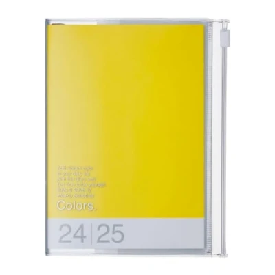 Abbildung von MARK&#039;S 2024/2025 Taschenkalender A6 vertikal, COLORS // Yellow: Von September 2024 bis Dezember 2025