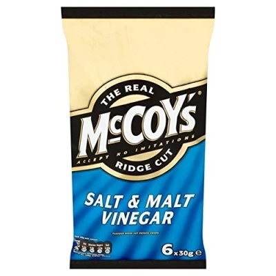 Abbildung von Mccoys Grat Geschnitten Salz Und Essig 30G X 6 Pro Packung