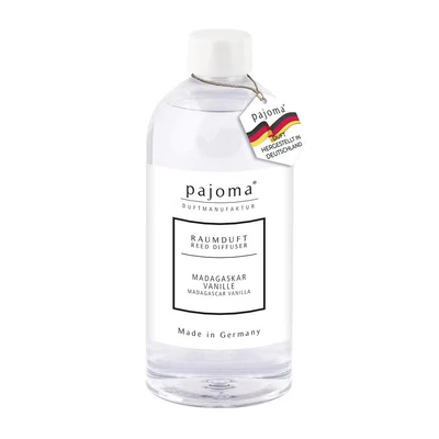 Abbildung von pajoma® Raumduft Nachfüllflasche 500 ml, Madagaskar Vanille Nachfüller für Lufterfrischer intensiver und hochwertiger Duft in Premium Qualität