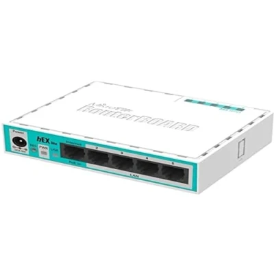 Abbildung von MikroTik Router hEX lite (RB750r2) Weiß