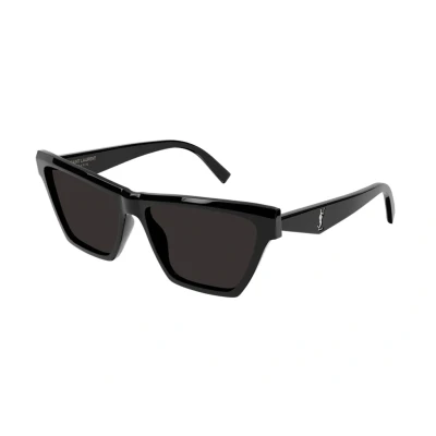 Abbildung von SAINT LAURENT Damen SL M103 002 Gläser SONNENBRILLEN Acetat Schwarz Cat Eye Normal