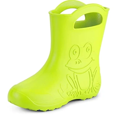 Abbildung von Ladeheid EVA Regenschuhe für Frauen LA CA 09 Gummistiefel Damen federleichte Gartenschuhe mit Griffen