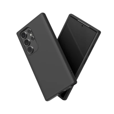 Abbildung von RhinoShield Case kompatibel mit [Galaxy S24 Ultra] SolidSuit Stoßdämpfende &amp; schlanke Schutzhülle Premium Finish 3.5 Meter Fallschutz Schwarz