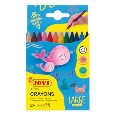 Abbildung von Jovi Hexagonal Wax Crayons 12 pcs