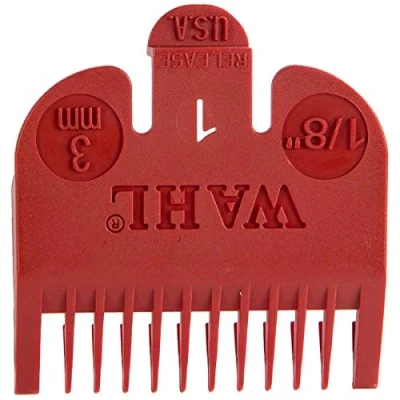 Abbildung von Wahl Professional Farbcodierter Kammaufsatz #3144 603 Rot #1 3 mm ideal für professionelle Stylisten und Friseure