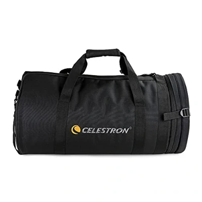 Abbildung von Celestron 94030 Teleskoptasche für 9,25 Zoll Schmidt Cassegrain und EdgeHD Fernrohre Wasserbeständige, robuste Tasche mit gepolsterten Wänden, Zubehörtasche gepolstertem Riemen, Schwarz